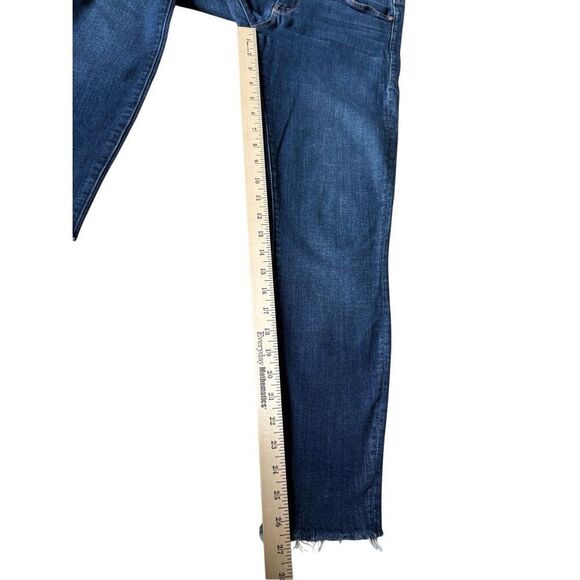 Mother Looker Ankle Fray Jeans size 29 Blue Girl Crush - Picture 10 of 16